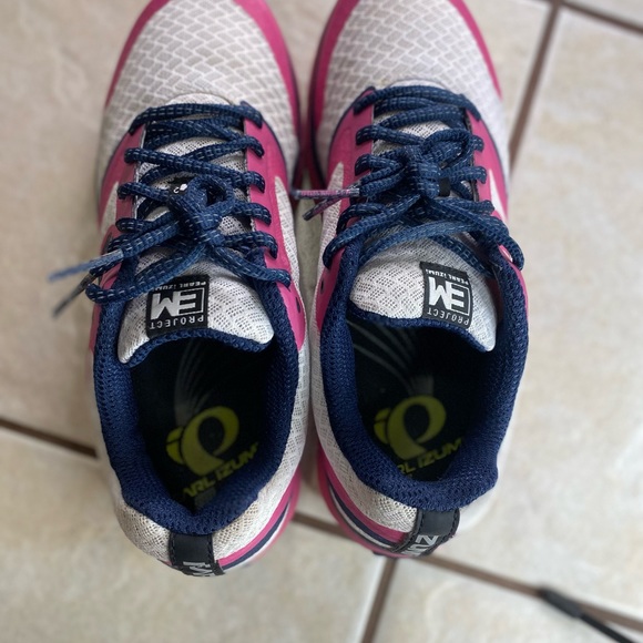 Pearl Izumi Project Emotion Road M2 Level 2 Women's Running Shoes Pink White - Picture 7 of 11